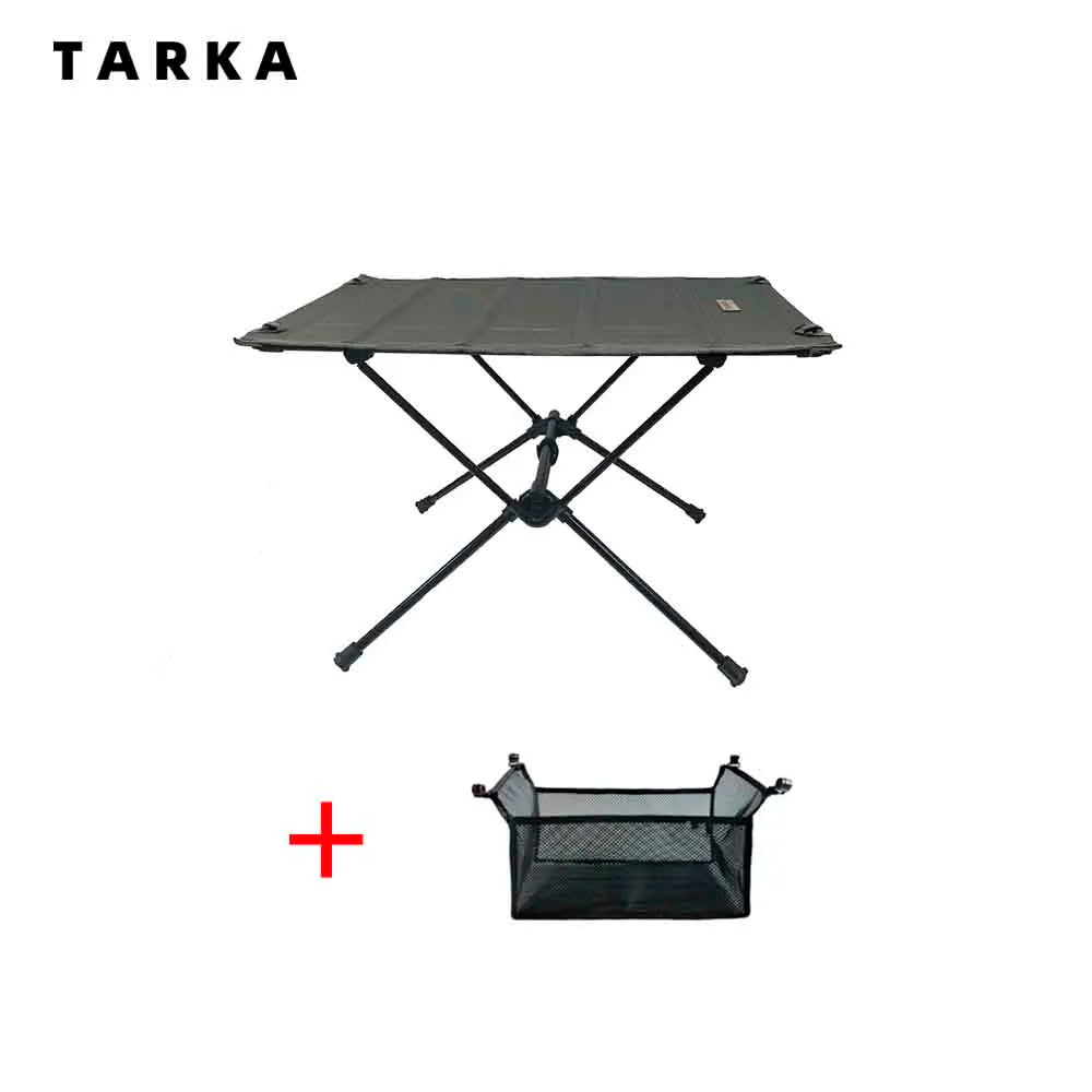 TARKA Къмпинг маса от оксфордски плат, сгъваема маса, леки сгъваеми платнени маси, бюро за пикник на открито, риболов, къмпинг оборудване