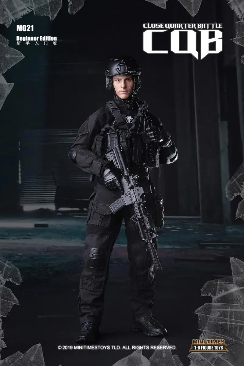 Mini Times Toys M021 1/6 CQB Soldier Figure Model 12'' Male Action Doll Full Set Toy for Collection