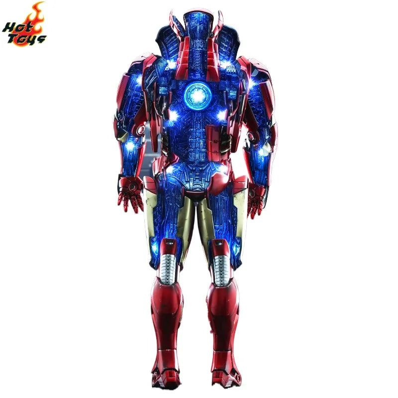 New Original Hot Toys Marvel IRON MAN MARK 7 OPEN ARMOR VERSION DS004 Action Figures Toys Gifts Collection