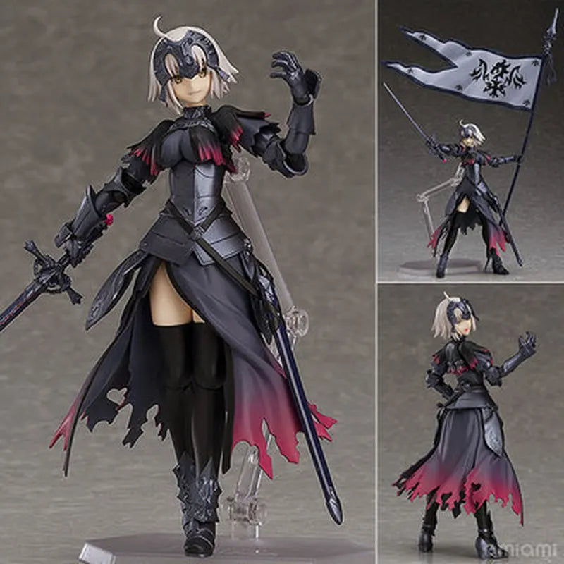 In Stock Joan Of Arc Anime Action Figurines Model Kit Figma 390# Desktop Ornament Boy Collection Girl Toy Exquisite Gifts