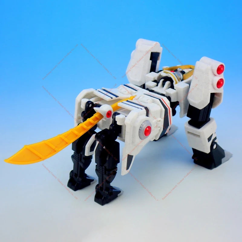 Bandai Hyakujuu Sentai Gaoranger SMP SHOKUGAN MODELING PROJECT White Tiger King Collection Mobile Suit Toys for Boys Gifts