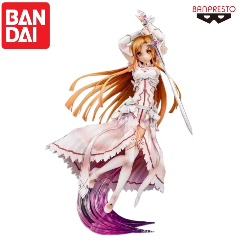 Bandai In Stock Original Banpresto Yuuki Asuna Doll Brand New Boxed Action Figure Animation Peripherals Anime Characters Garage