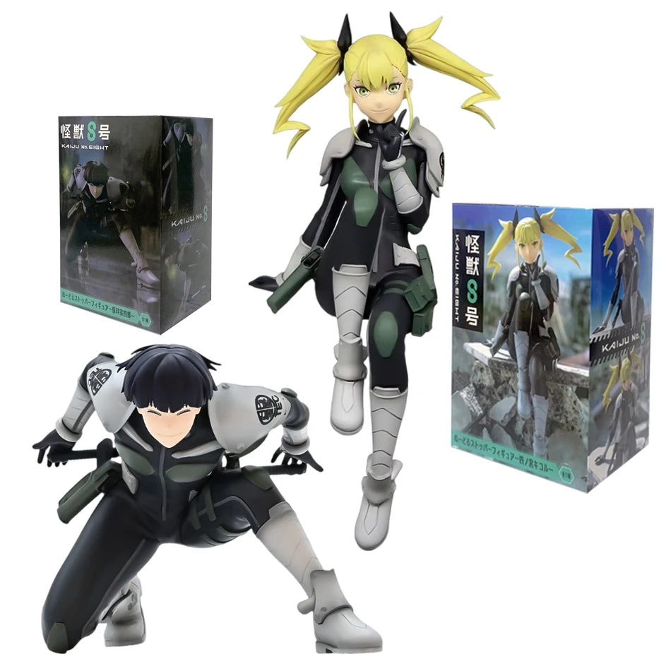 8/15 cm Anime Figur Kaiju Nr. 8 Soshiro Hoshina Kikoru Shinomiya Action Modell Pvc Spielzeug Sammlung Desktop Zubehör geschenk