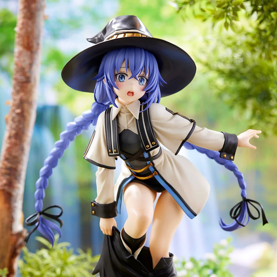 Neue 25 cm große Actionfigur von Magier Roxy Migurdia, Mushoku Tensei: Reinkarnation der Arbeitslosigkeit, Anime-Figur, PVC, Erwachsenensammlung, Modellpuppe