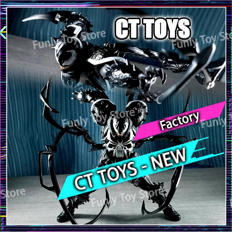 In Stock Ct Toys Agent Venom Amazing Yamaguchi Agent Anti Venom Figure Spiderman Anime Action Figure Customized Gifts Toys