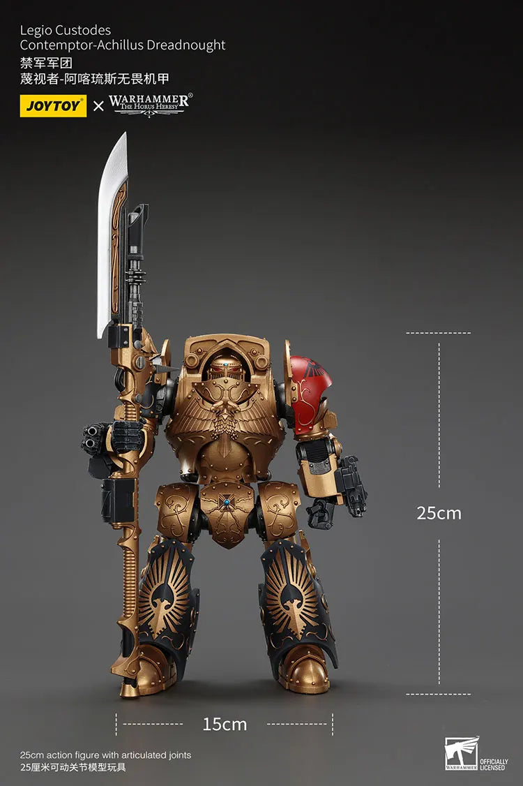 JOYTOY Warhammer "The Horus Heresy" Legio Custodes Contemptor-Achillus Dreadnought Action Figures Decoration Original Collection