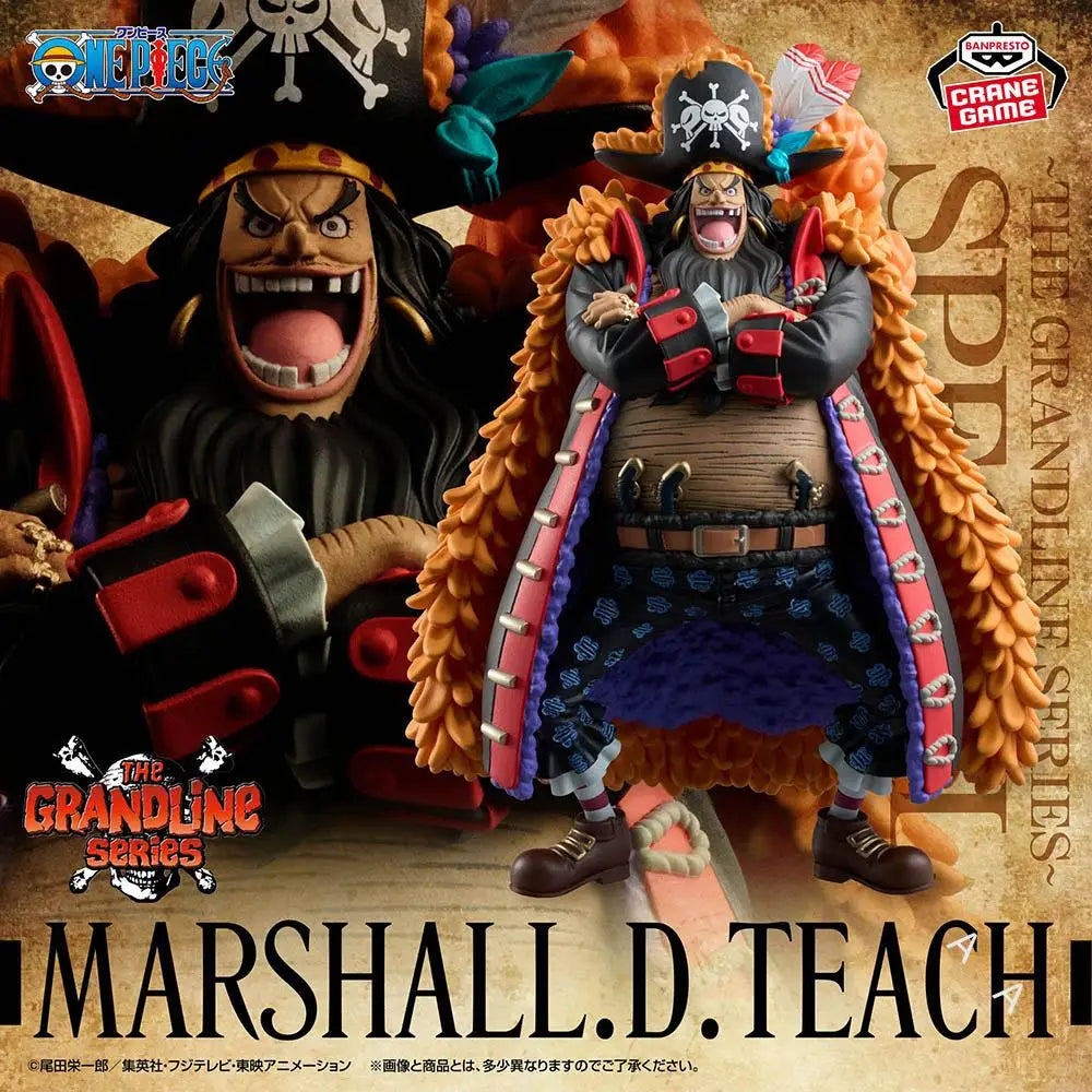 BANDAI Banpresto One Piece DXF~THE GRANDLINE SERIES~SPECIAL MARSHALL. D.TEACH  Figure Model Anime Genuine Boxed Toy