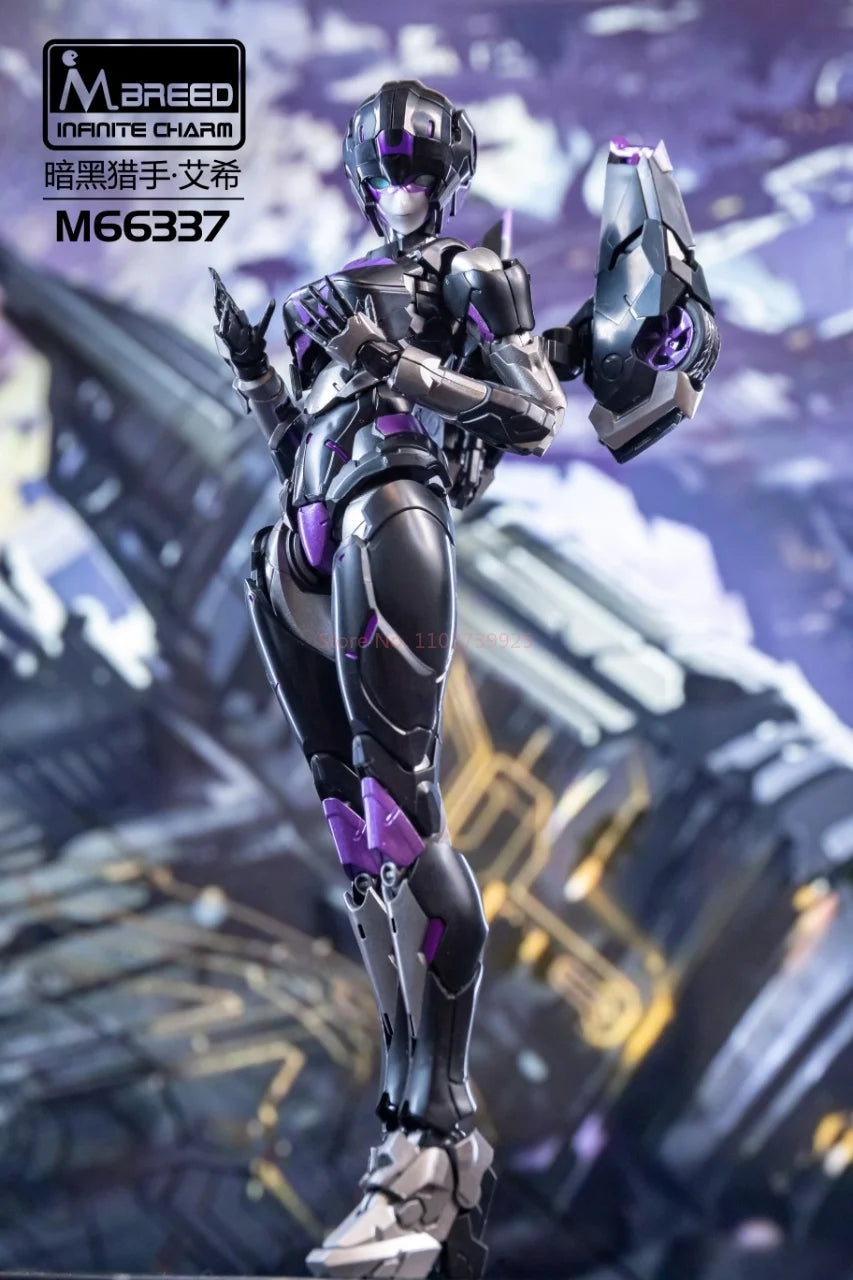 Трансформация Charmaine M Toys M66337 Darkened Skye Arcee Ko Riobot Модел за сглобяване на екшън фигурка с кутия Колекция играчки