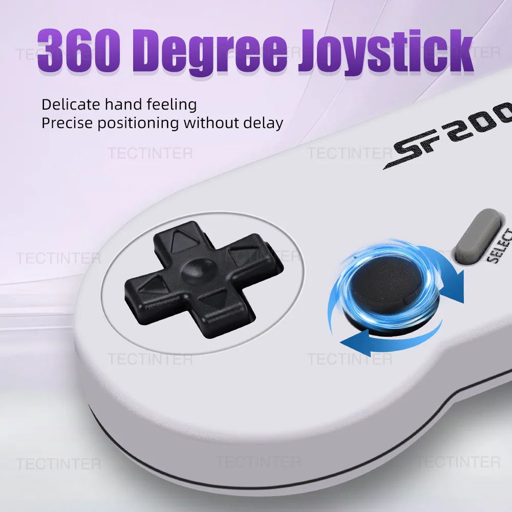 2PC Video Game Console Controller for SF2000/SF900/SG800 Portable Handheld Game Player 3D Rocker Wireless Gamepad Dual Joysitck