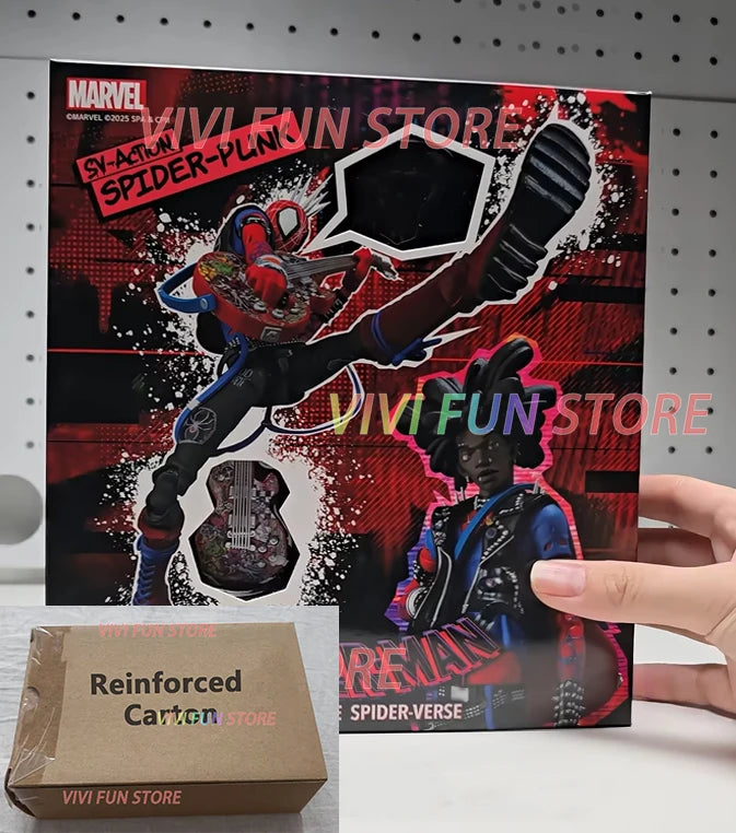 In Stock Sentinel SV-Action SPIDER-PUNK Hobie Brown Spider-Man Movability Model Toys Spider-Man: Across the Spider-Verse