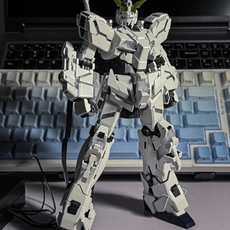MGEX 1/100 Unicorn Triple Shield Ver No Cage No Light  Assembly Model Kit Action Figures Antenna Repair Edition Trendy Toys Gift