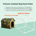 Pet Love Outdoor-Hundehaus-Rahmenzubehör, stabile Stützstruktur, Anti-Sink für streunende Hunde, Heimtierbedarf/Hundeheim