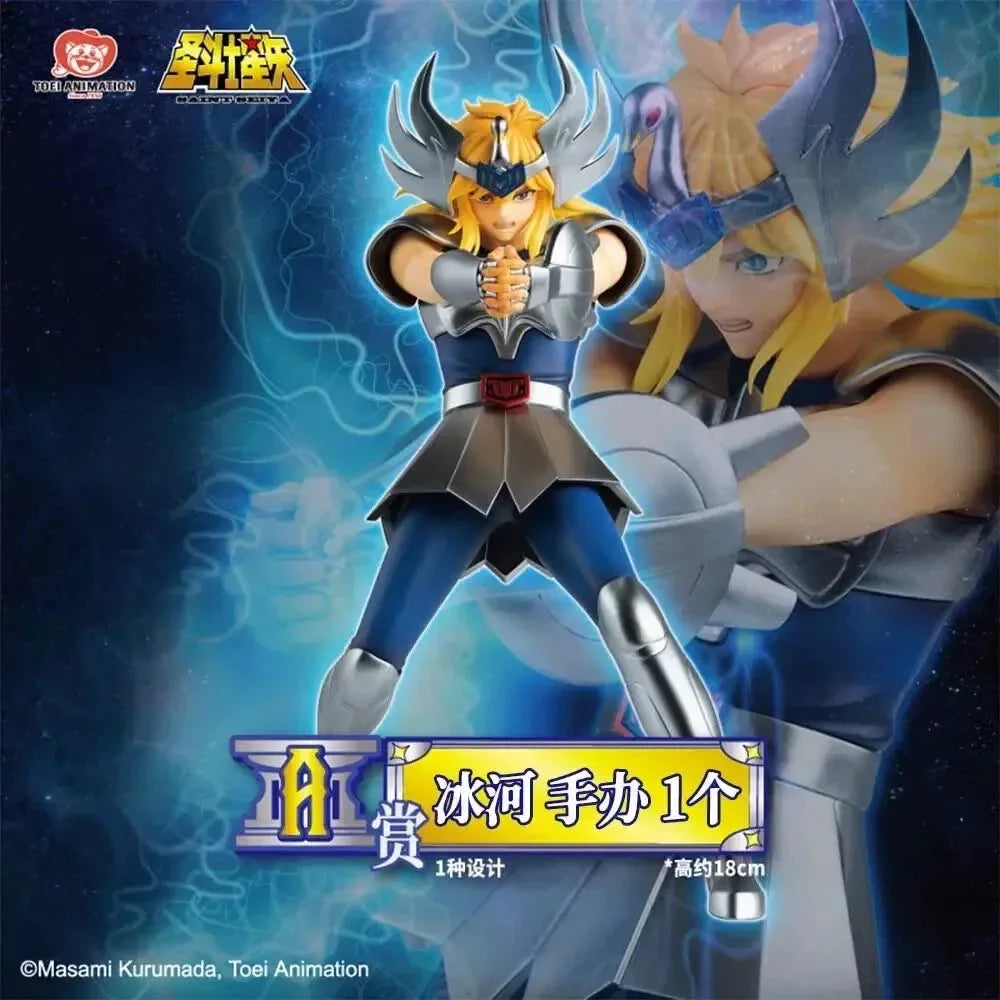 New in Stock Bandai Saint Seiya Reward of The First Draw 3 Play Gold Saint Hyoga Shun Athena Figurine Gift