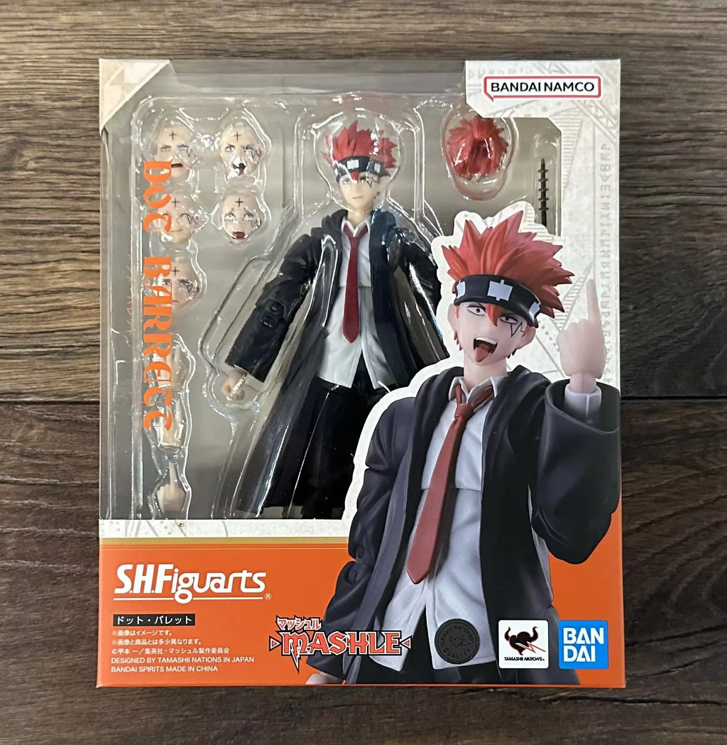 In Stock Bandai S.H.Figuarts SHF Dot Barrett MASH BURNEDEAD LANCE CROWN Anime Action Figures Toys Model Collection