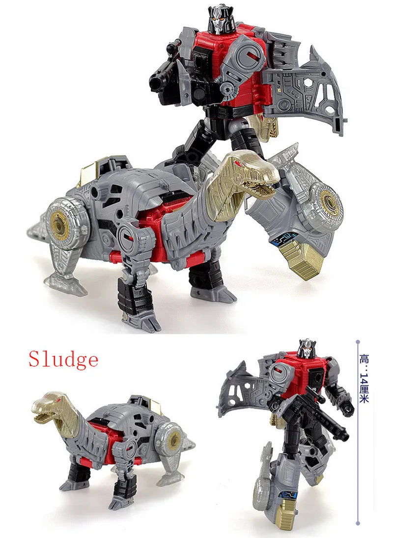 BPF Dinosaur 5IN1 Transformation Toy G1 Dinoking Combination Robot Volcanicus Grimlock Swoop Sludge Slag Snarl Action Figure