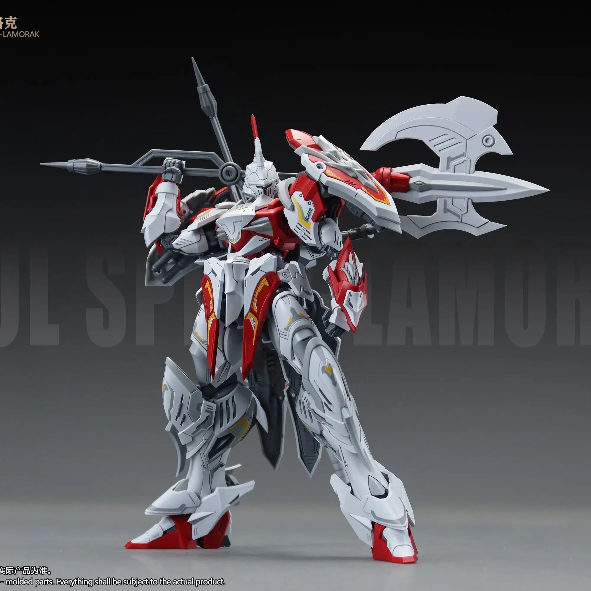 New Snaa Hg 1/144 Sc-008 Soul Spear-Lamorak Deluxe Edition Original Model Kit The Round Table Knights Action Figure Toy Gifts