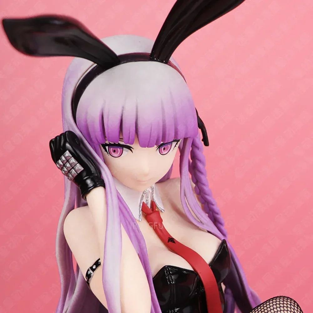 22cm Danganronpa Kibou no Gakuen to Zetsubou no Koukousei Kirigiri Kyouko 1/4 Bunny Anime PVC Action Figure Toy Game Model Doll