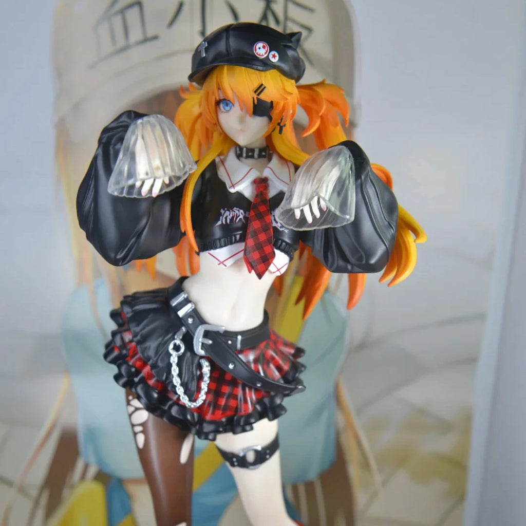 Rock Band Germinating Elephant Asuka Anime Hand-Made Figure Beautiful Girl Action Toy Collectible Model Ornament for Table Set