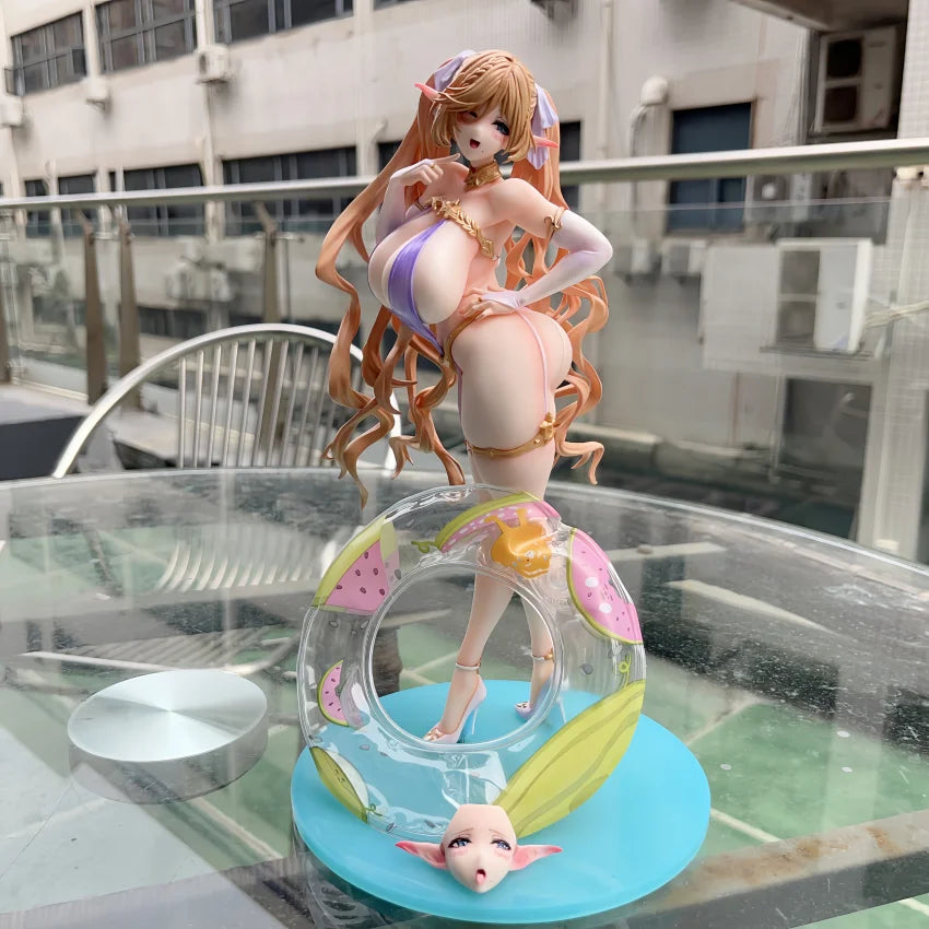 VERTEX Elf Village Cecil Kukulu Bathing Suits Girl Anime Figure PVC Action Figure Model Collection Statue Toys Doll Gifts