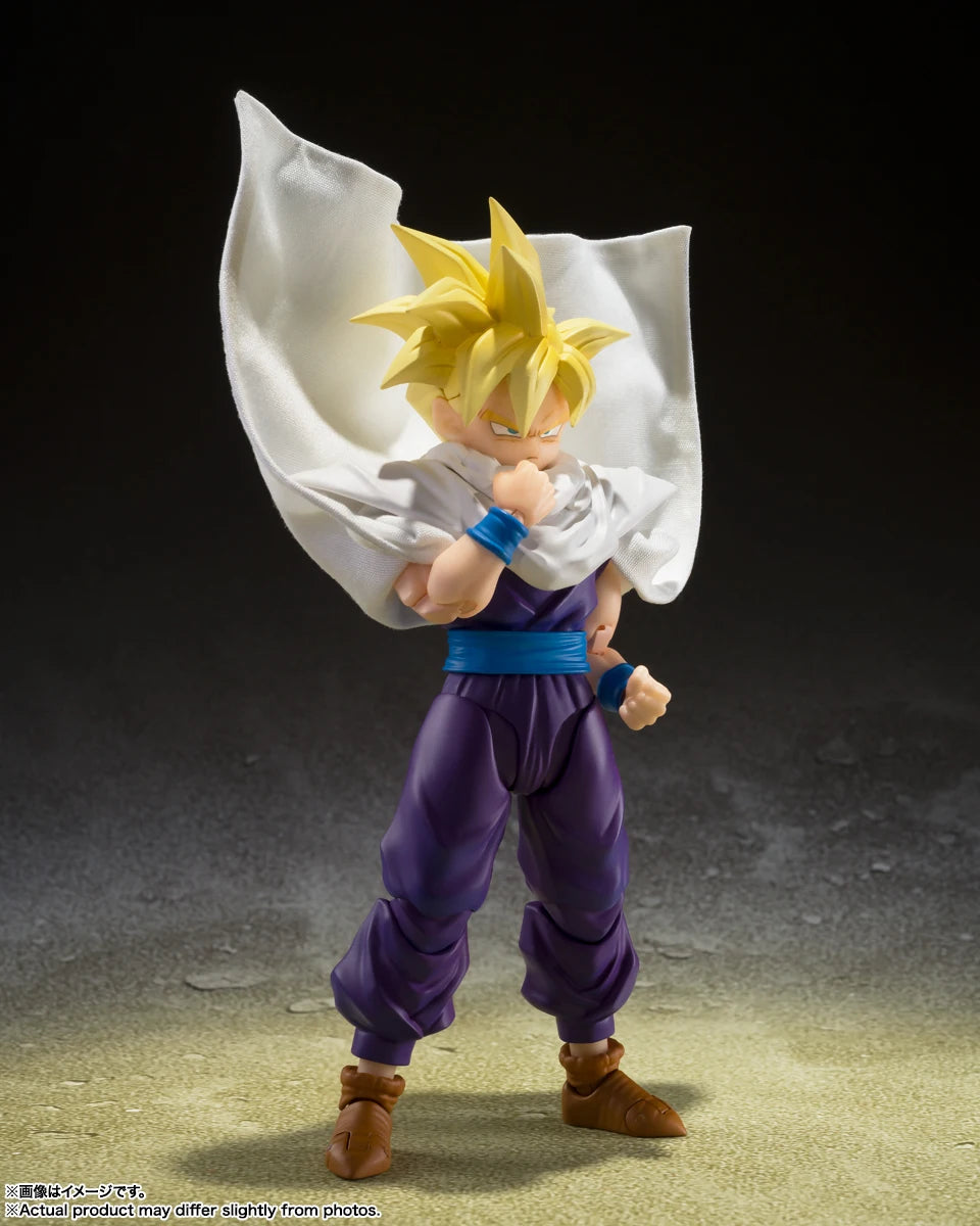 In Stock Genuine BANDAI SHFiguarts Dragon Ball Z Son Gohan The Games Begin Super Saiyan Son Goku Figure Anime Action Model Toy