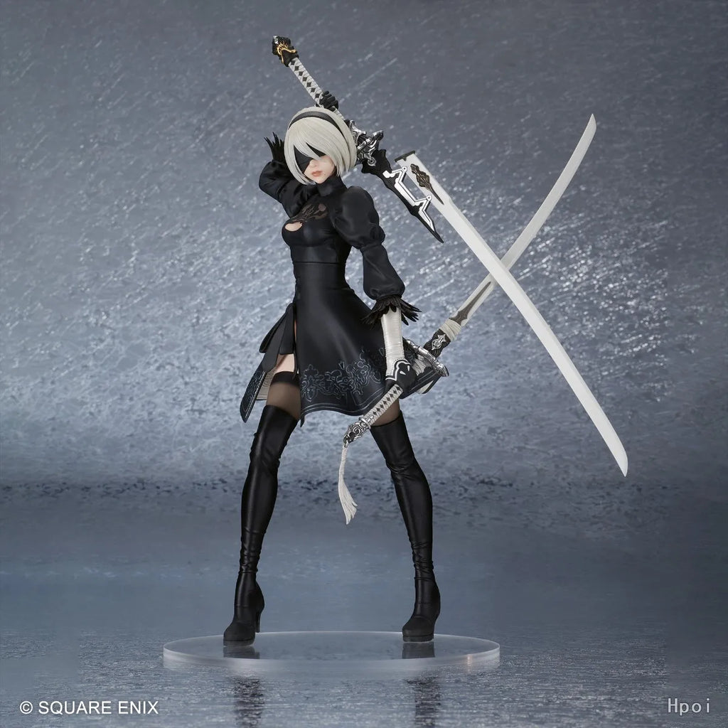 18 cm Anime NieR: Automata – YoRHa Nr. 2 Typ B – Version 2.0 Premium Chokonose Modell Spielzeugpuppe Actionfigur