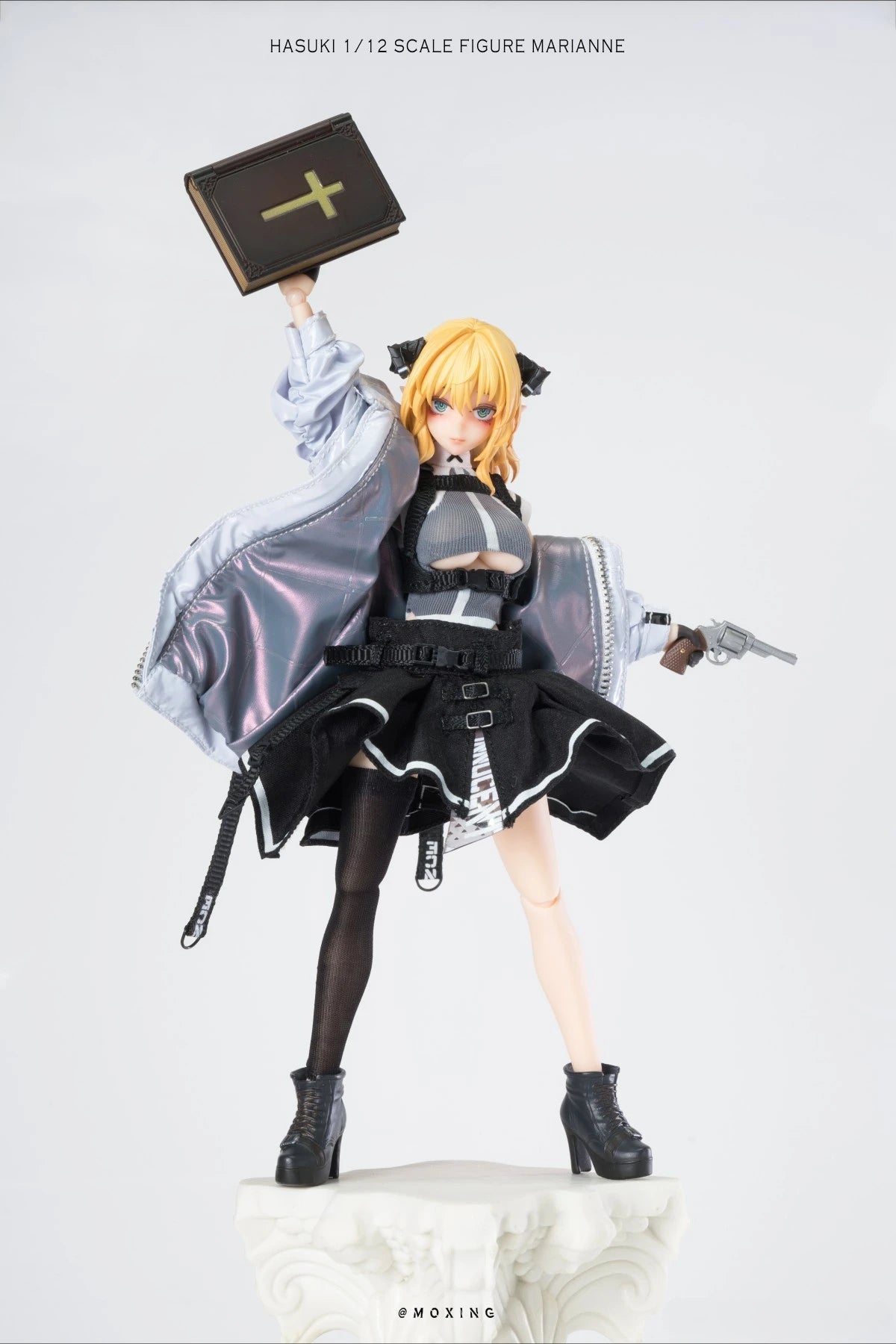 【Original】HASUKI PA009 Leader in White Mariano ORI.Ver 1/12 Action Figure Model Toy