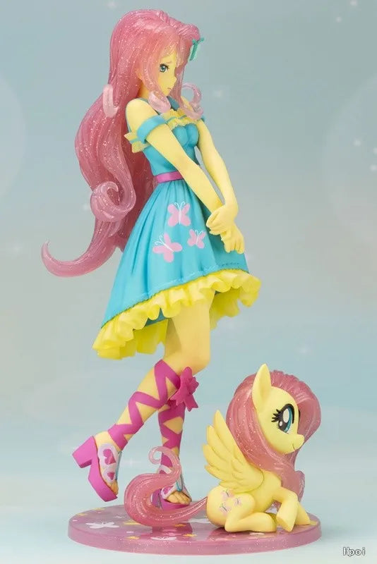 【FS】 KOTOBUKIYA Beautiful Girl Statue Series × Rainbow Pony Rou Rou Limited Edition Scale 1/7 Figures Models Toys Gifts