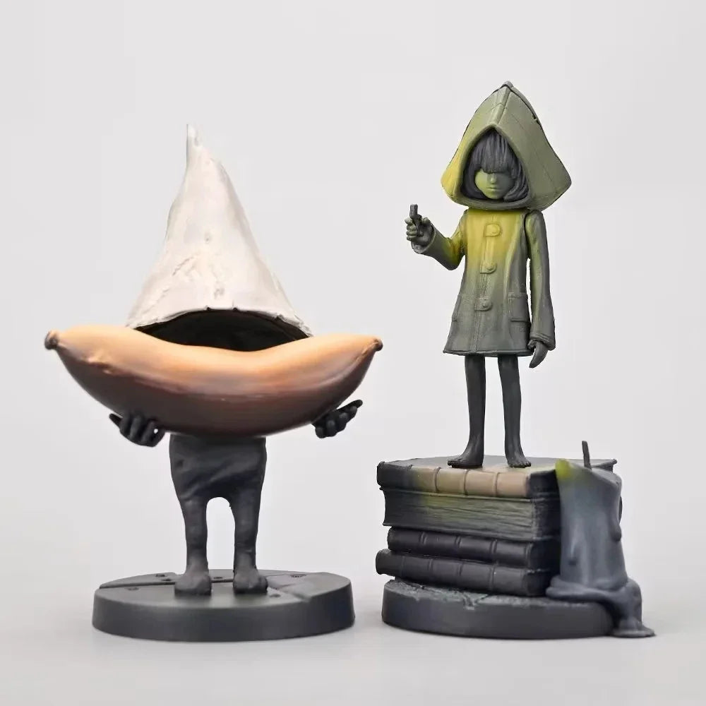 11cm Little Nightmares The Lady Anime Game Figure The Twin Chefs Action Figure Mini Nomes Six/Mono Figurine Model Doll Toys Gift