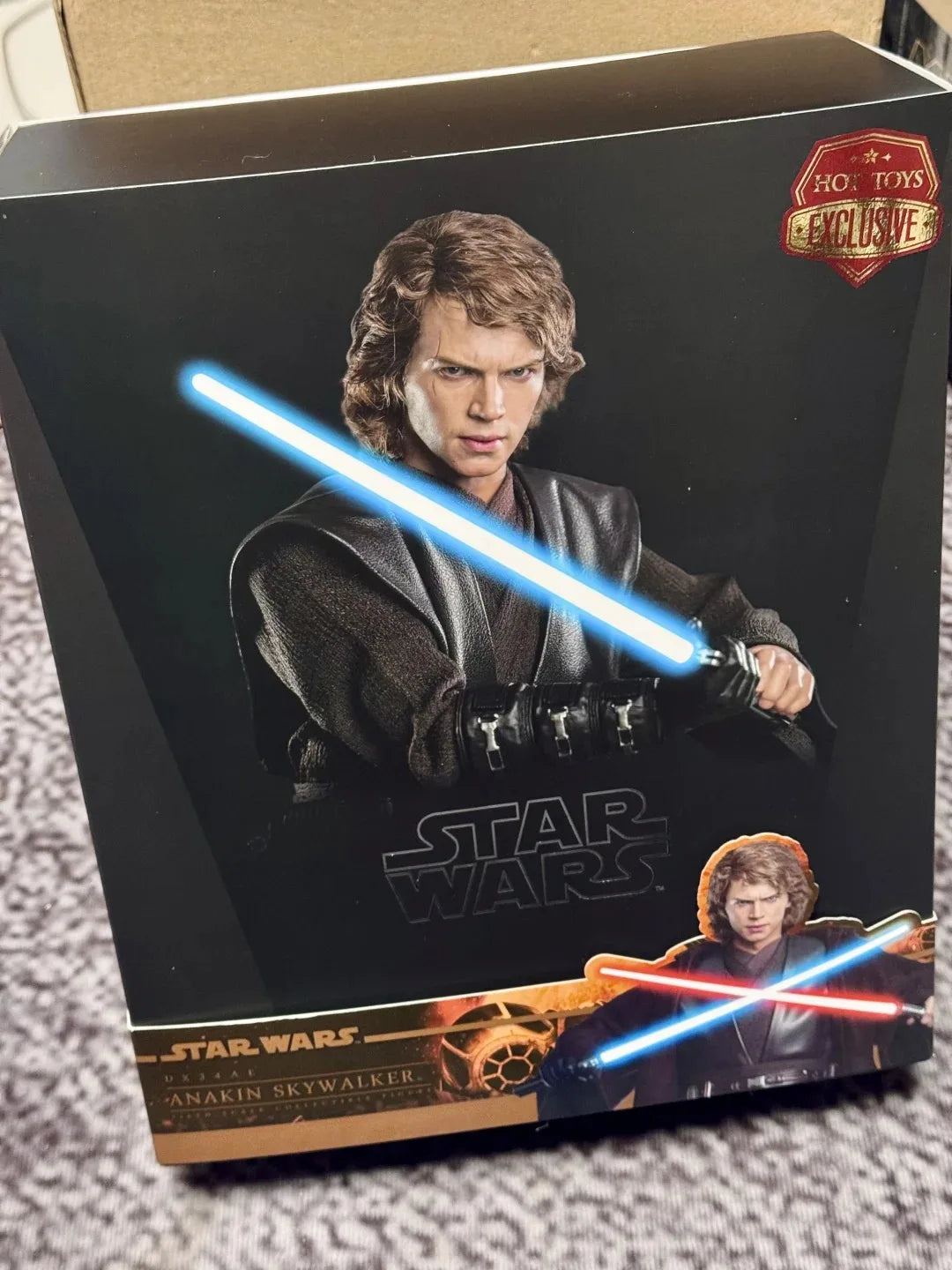 1/6 Scale Star Wars Action Figure - Anakin Skywalker 'Apprentice Demonic' From Attack Of The Clones Ht Dx34ae Mms677