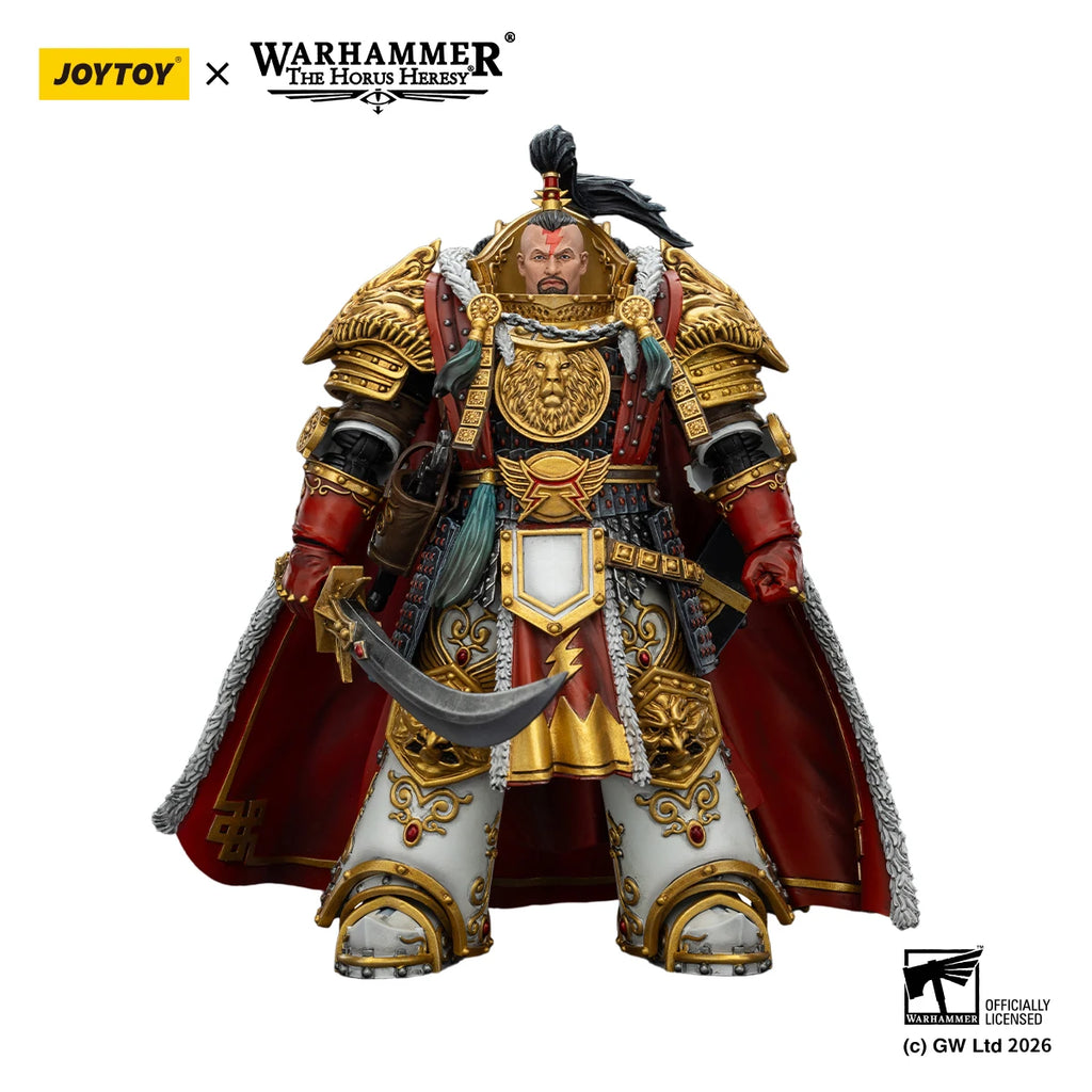 JOYTOY Warhammer "The Horus Heresy" White Scars Jaghatai Khan Primarch of the Vth Legion MKIll Tactical Legionary