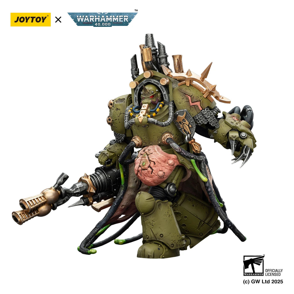 【MT】JOYTOY Warhammer 40K Death Guard Lord of Virulence Foul Blightspawn 1/18 Action Figure Model Toy