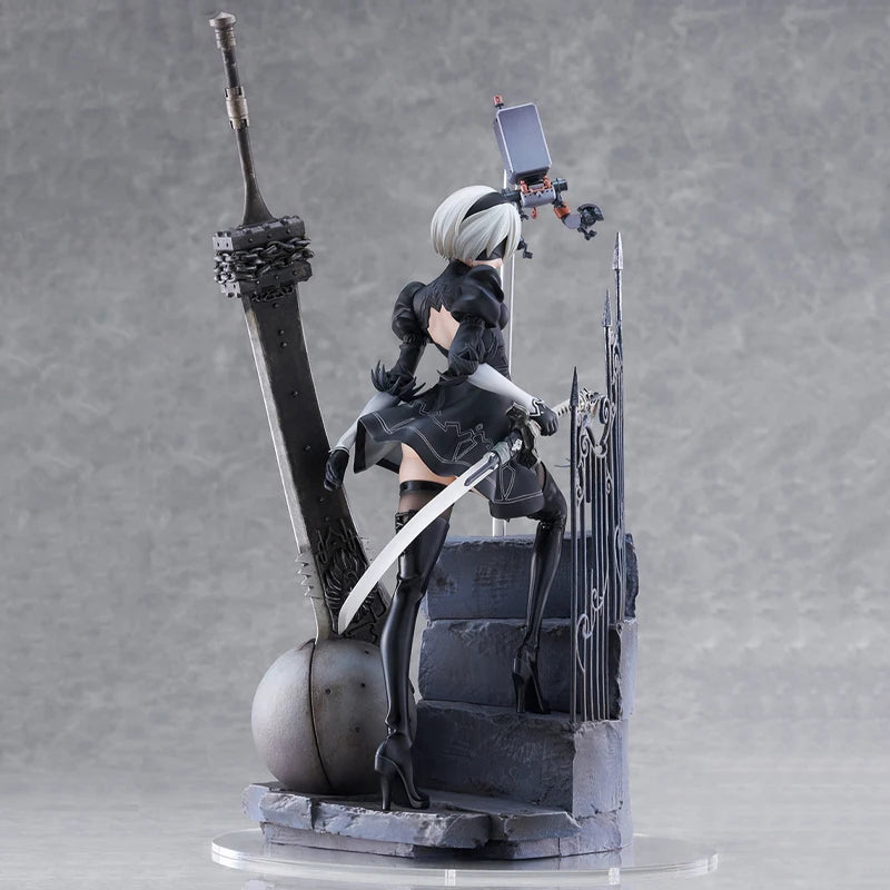 Original 2B PROOF YoRHa No.2 Type B NieR:Automata PVC Genuine Action Anime Figure Collection Model Statuette Birthdays Gift