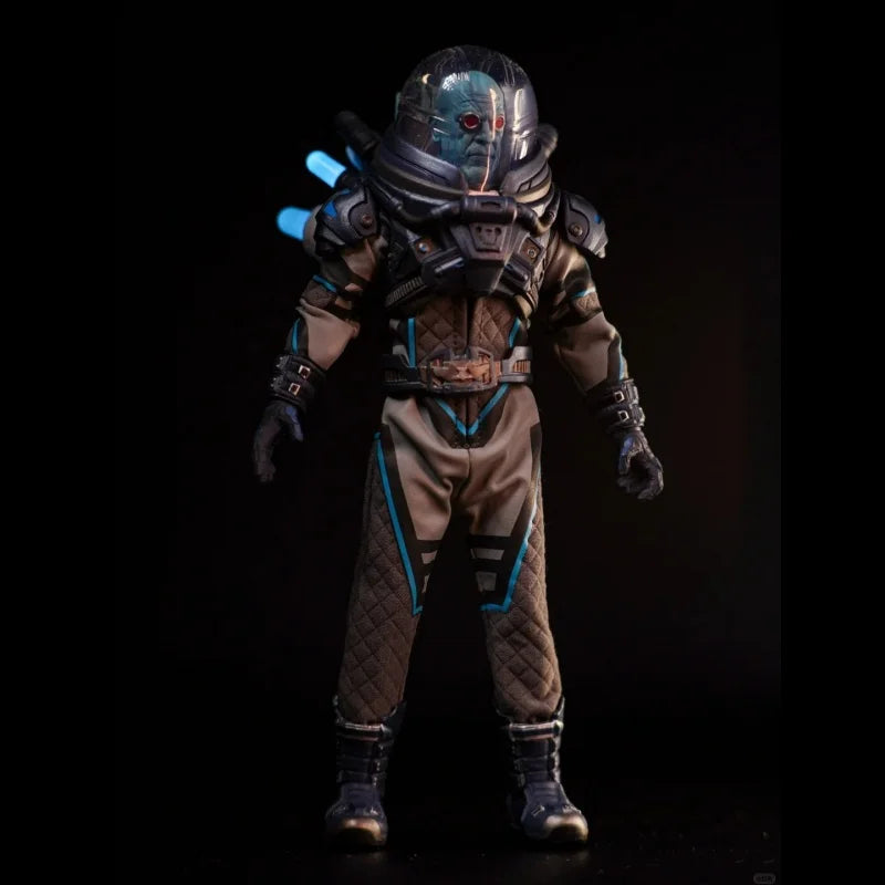 Original Mezco One:12 Series Batman Mr Freeze Action Figure Collectible Deluxe Set Villainous Character Luminous PVC Toys Gift