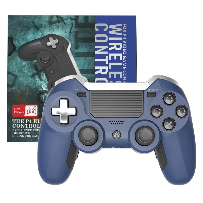 PS4 Gamepad Bluetooth-Compatible PS4 Controller Wireless Bluetooth Gamepad Game Controller For PC PS4 Game Console