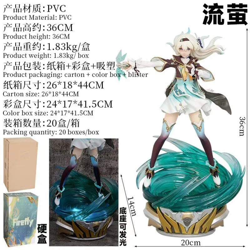 Honkai Star Rail Anime Figure Firefly Action Figure Beautiful Girl Pvc Statue Collection Model Desktop Decor Birthday Gift