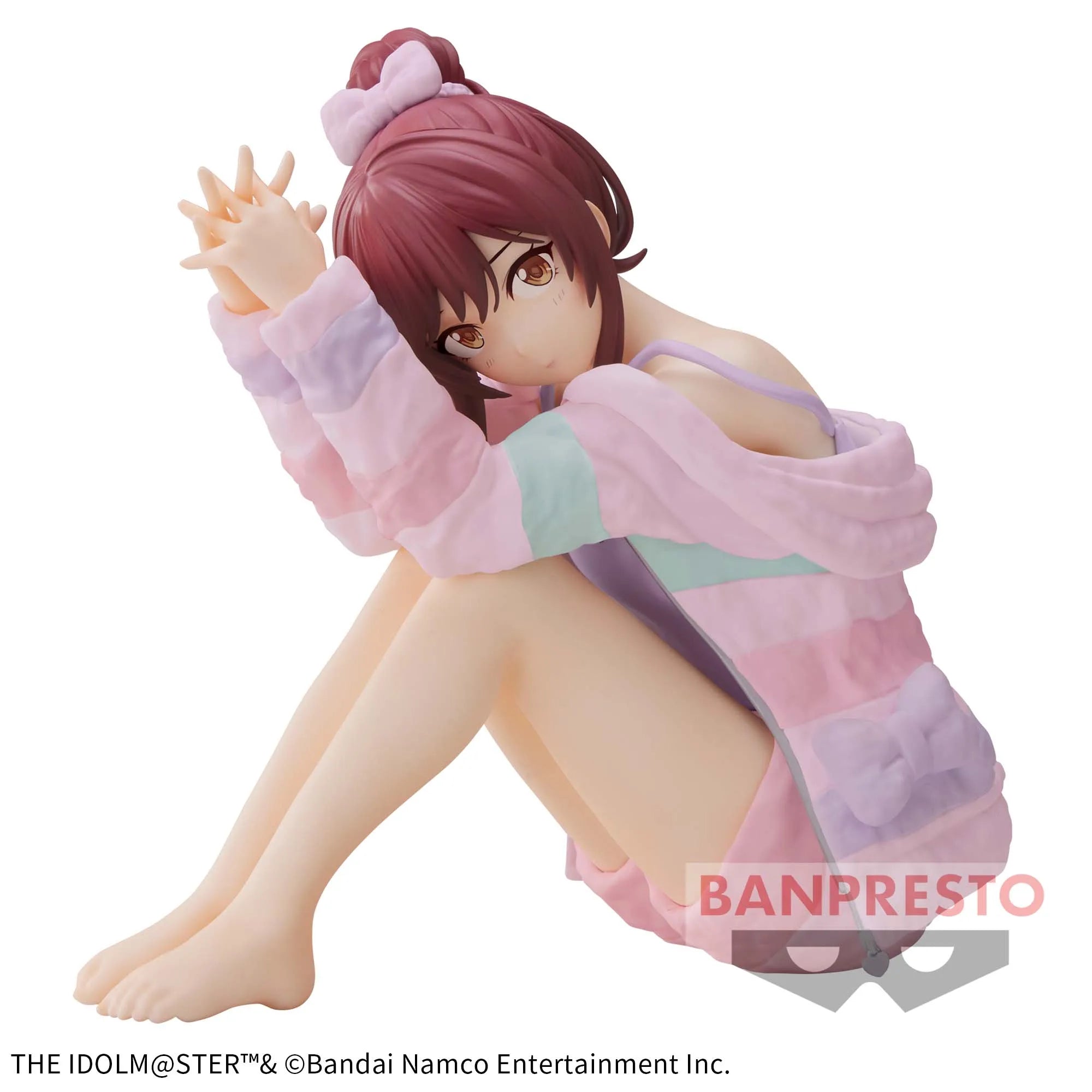 Bandai THE IDOLM@STER Asakura Tooru Sakuragi Mano Mitsumine Yuika Ichikawa Hinana Relax Time PVC Action Figure Model Toys