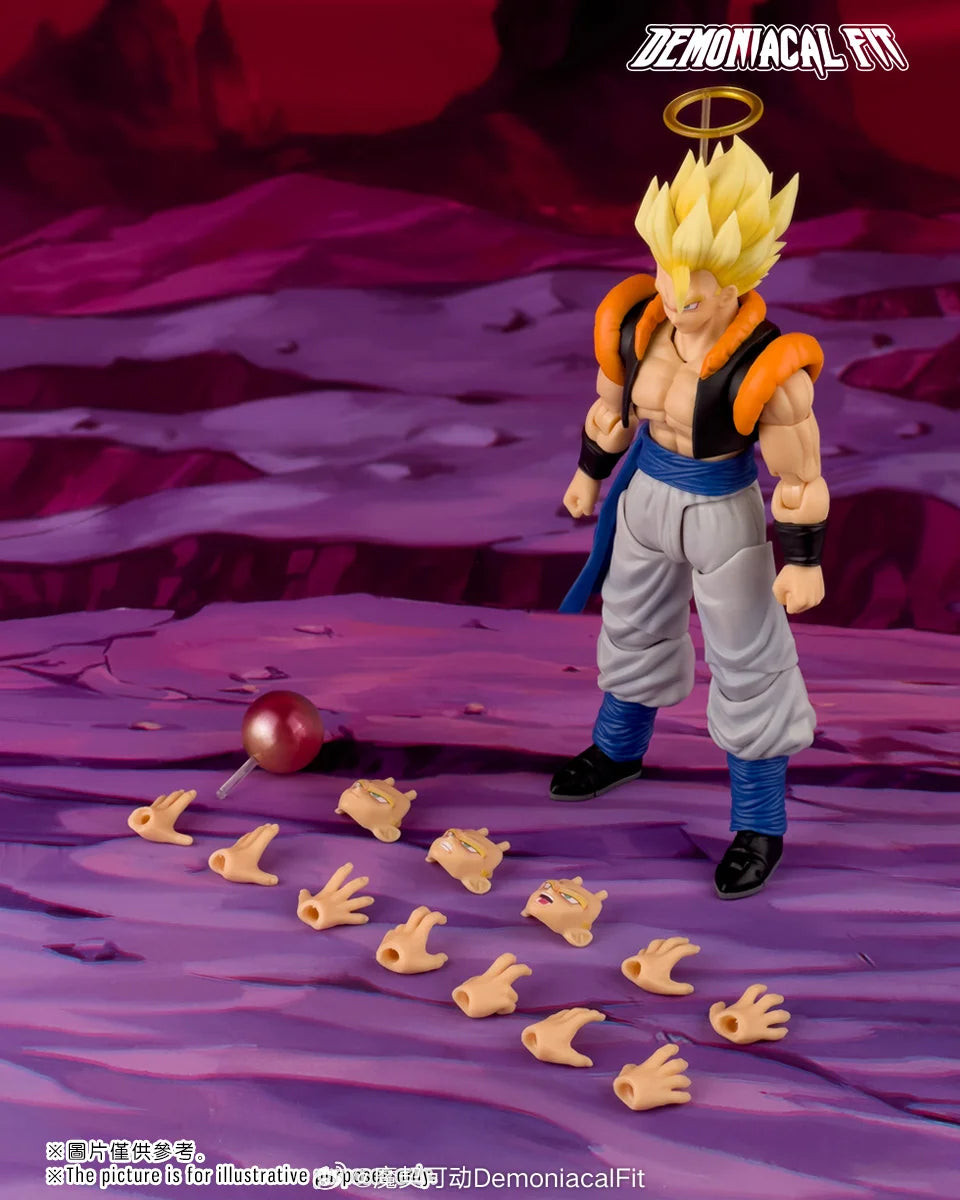 Dämonisch fitter Vegetto, Dragon Ball, ultimative Trumpfkarte, Macht, die sogar Götter fürchten, Vegetto, Super-Saiyajin Vegito, Actionfigur, Spielzeug