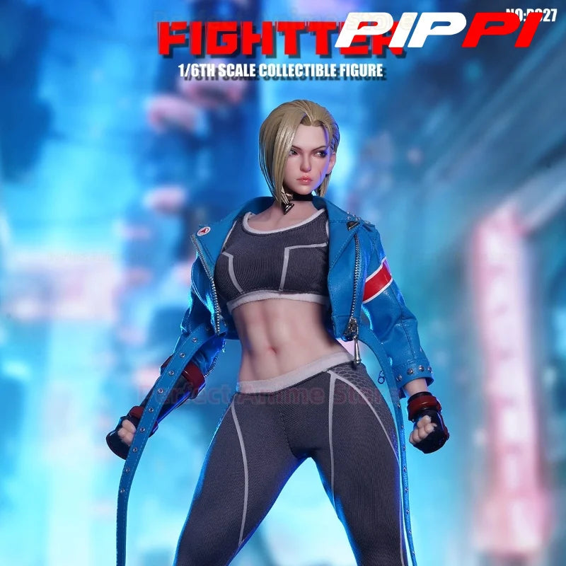PLAY TOY P027 1/6 Fightter Cammy Female Soldiers With Movable Eyeballs Figure 12'' Model Full Set Collectible Toy