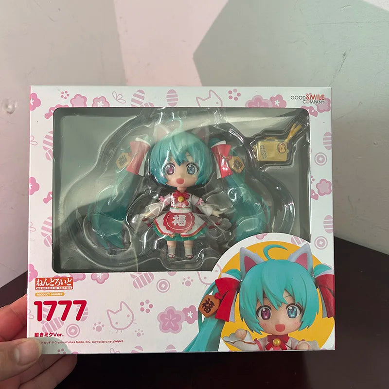 10 cm Anime-Figur Nr. 1777 Hatsune Miku Actionfigur Kwaii Virtual Singer PVC Sammlermodell Sammlung Statuette Spielzeug Geschenke