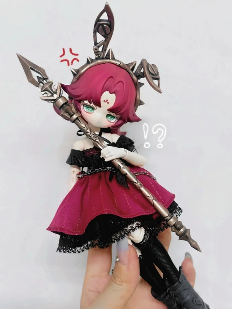 Mjd Lunar Lore Series Inedible Blind Box 1/8 Scale Articulated Action Figure Collectible Desktop Toy With Movable Joints Gift