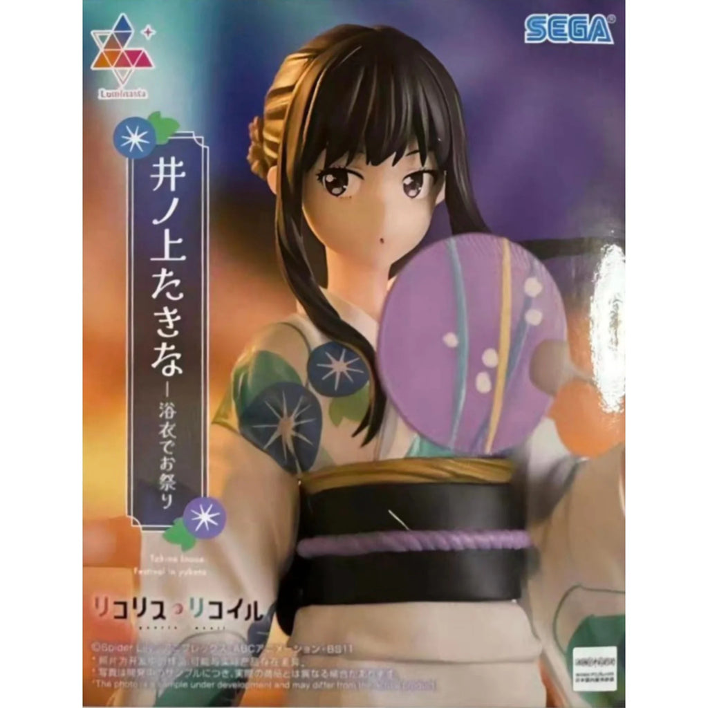 100% Original in Stock SEGA Lycoris Recoil Luminasta Nishikigi Chisato Inoue Takina Anime Figure Action Figure Model Decoration