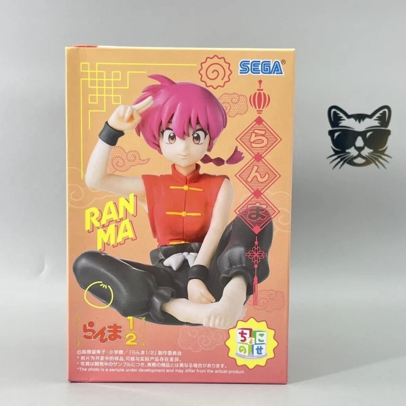 Original SEGA Ranma 1/2 Luminasta Shampoo Tendou Akane Saotome Ranma 19Cm Kawaii Doll Action Figure PVC Model Collectible Toys