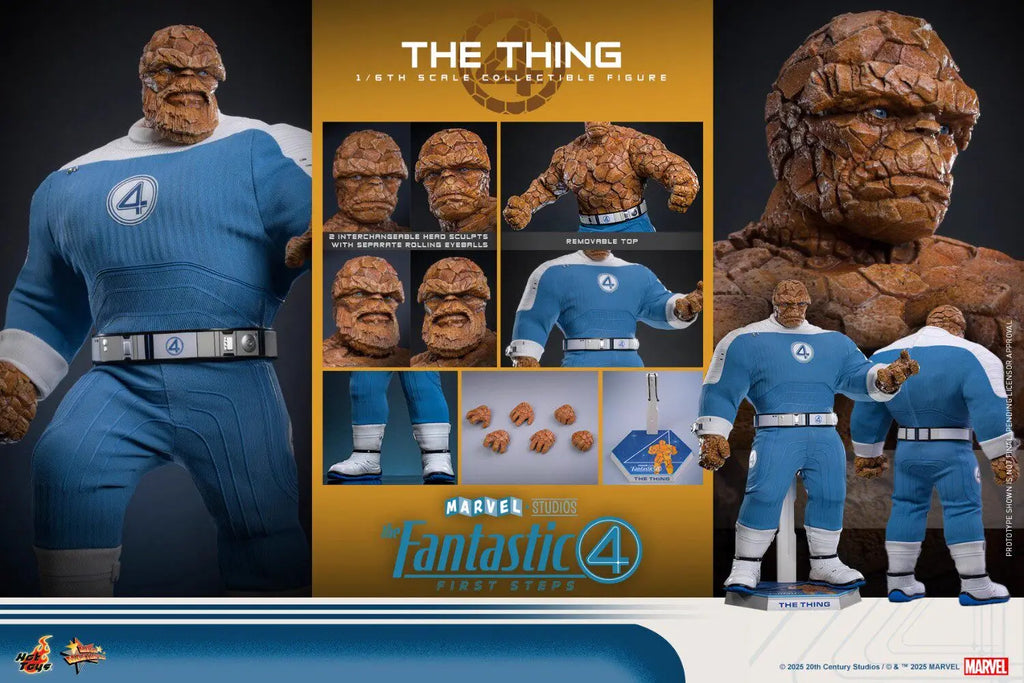 24 Hours Shipping HotToys MMS813 Fantastic 4 First Show of Strength Stone Man 1/6 Action Figure Gift Collection