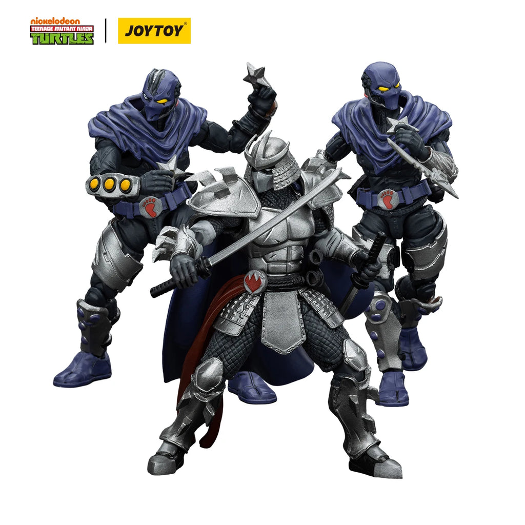 [Available in Asia] JOYTOY 1/18 Action Figure TMNT Ninja Turtles Shredder Foot Clan A Foot Clan B Anime figures Toys