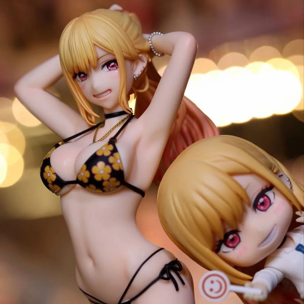 Kitagawa Marin Swimsuit Figure, Cute Beautiful Girl Model, Cartoon Desktop Ornament, Collectible Toy Gift For Anime Hobby Fans