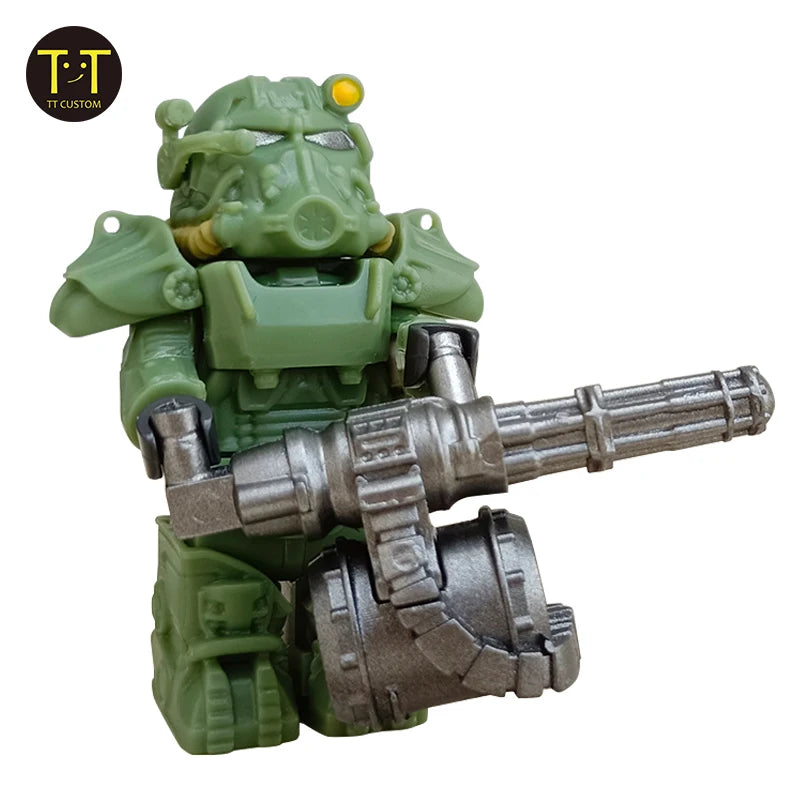 1PCS Military Soldiers Mini Anime Action fallouts Figures Weapons Robot Mecha Building Blocks Bricks DIY Toys for KIDS gift