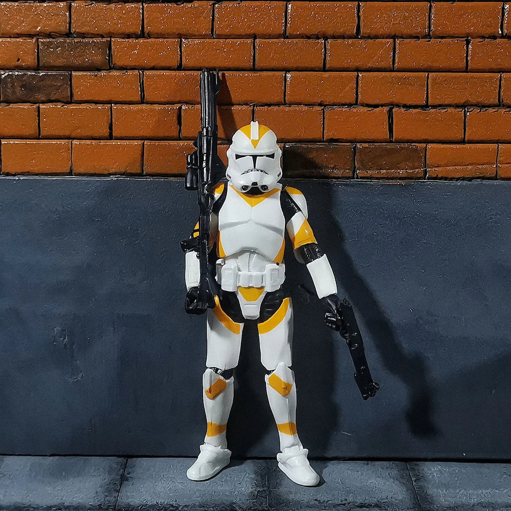 Star Wars 3.75 Inch  Clone Trooper 1/18 Airborne 501st 212th 187th Legion  Shock Action Figure REX ARF P1 P2 Toys Model Loose