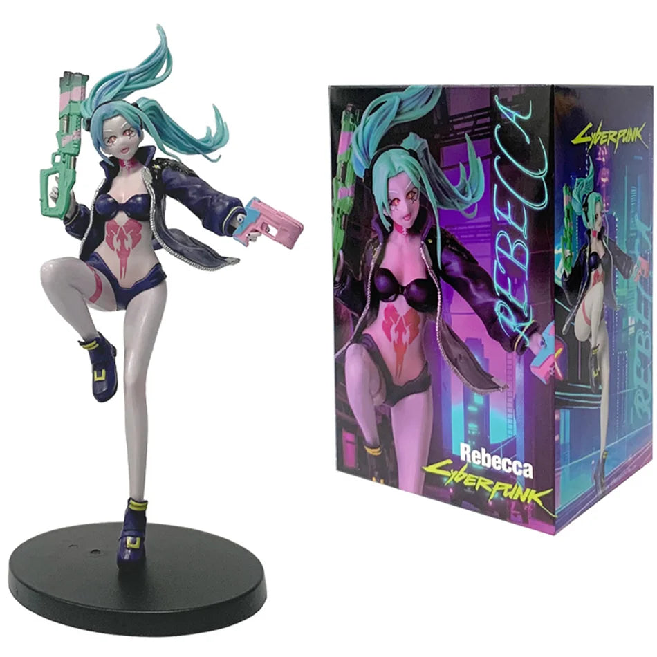 Anime-Spiel Cyberpunk: Edgerunners 17–22 cm Lucy Rebecca David Martinez Mond Actionfigur Spielzeug Anhänger Weihnachtsgeburtstagsgeschenk