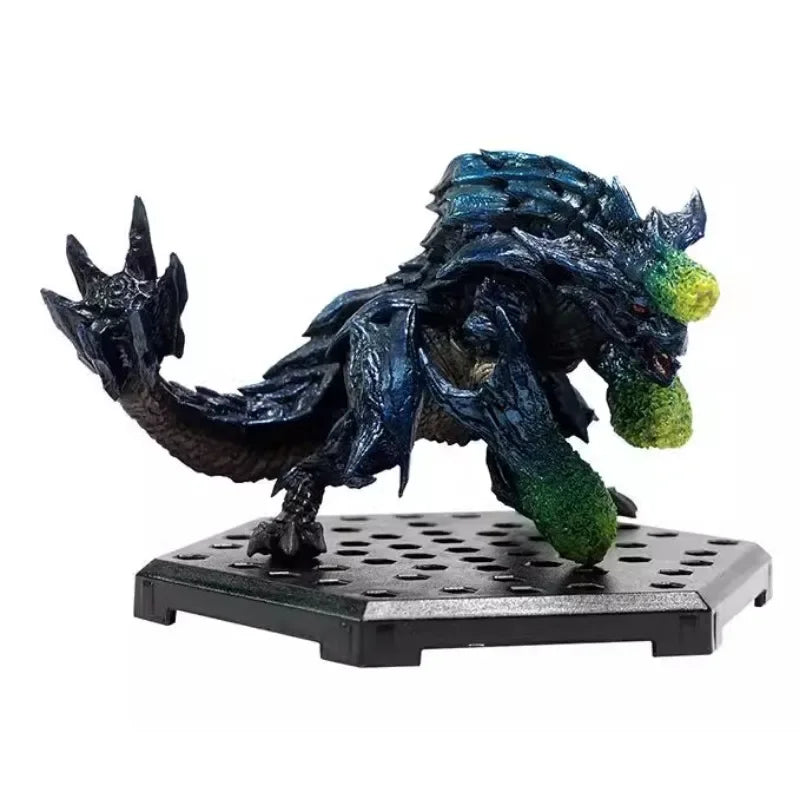 Monster Hunter World Iceborne Action Figure PVC Model, Nergigante Tigrex Basarios Dragon Collectible Decoration Toy for Adults