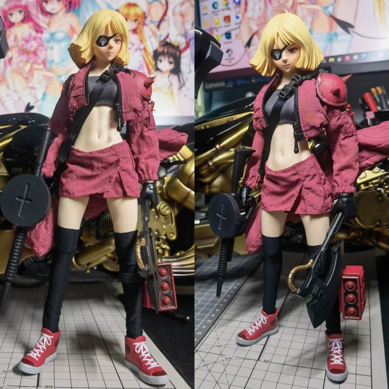 YiYa Station 1/9 Scale Collectible Figure Female Warrior Char Aznable Kawaii Anime Mobile Suit Girl 23Cm Action Figure Soldier
